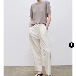 Mijeong Park Drawstring Pants Cream